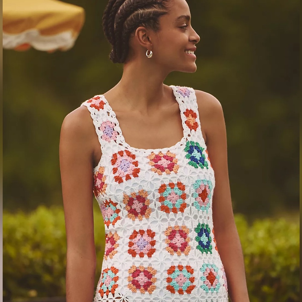 Beach Riot James Crochet Dress—NWOT, Size M in Tropical Sunset Color - Picture 14 of 15